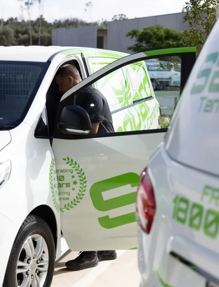 Pest control van servicing the Sunshine Coast
